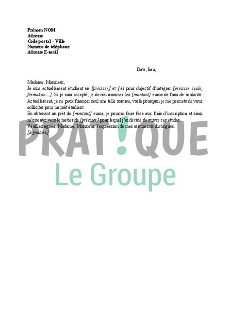 768 x 768 pixels (78092 bytes). Lettre à la banque : demande de prêt étudiant | Pratique.fr