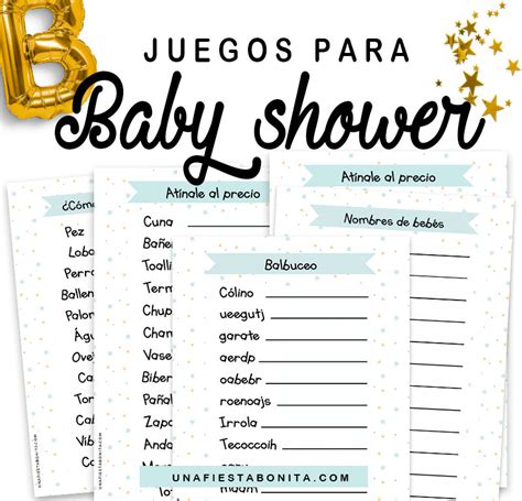 Baby Shower Juegos Para Imprimir