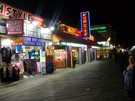 Ocean City Md Boardwalk This Was Always A Fun Place To Go Flickr