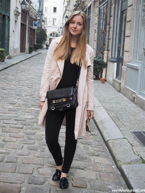 Trench Coat In Paris Axelle Blanpain