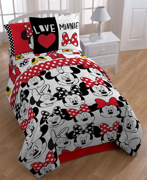Jay Franco Disneys Minnie Full Comforter Sets Minnie Mouse Bedroom