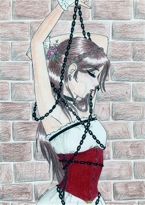 Chained Girl By Asukanatsume On Deviantart