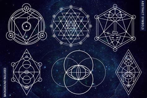 100 Sacred Geometry Symbols