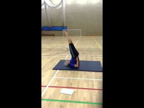 Improved circulation to your legs, hips, back, neck, heart, and head. Gymnastics shoulder stand - YouTube