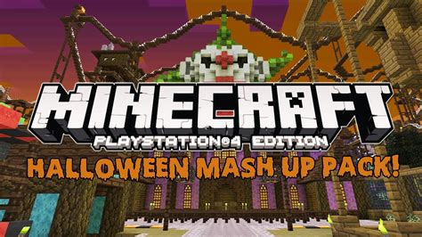 Minecraft Ps4 Halloween Mash Up Pack Best Rollercoaster Ever