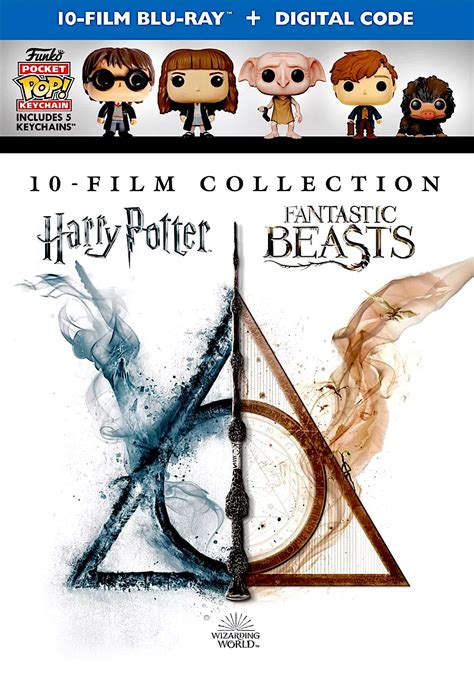 Harry Potter Fantastic Beasts Wizarding World 10 Film Collection Blu