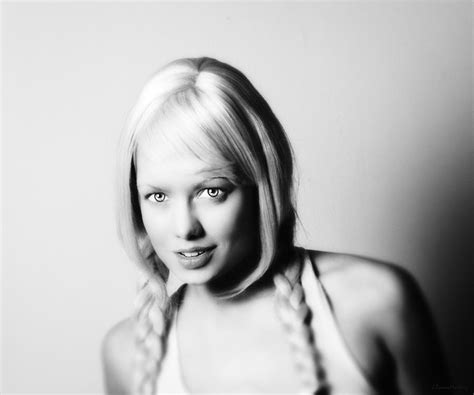 portrait of a swedish girl in b and w photograph by ramon martinez pixels