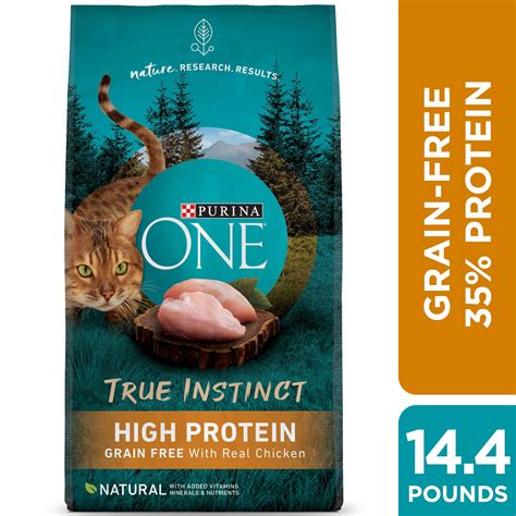 Purina One Natural High Protein Grain Free Dry Cat Food True