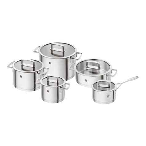 Zwilling Vitality 10 Piece 1810 Stainless Steel Cookware Set