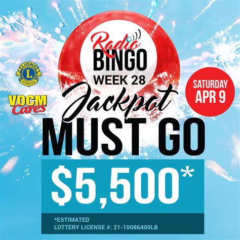 The Jackpot Was Won Vocm Cares Lions Club Radio Bingo