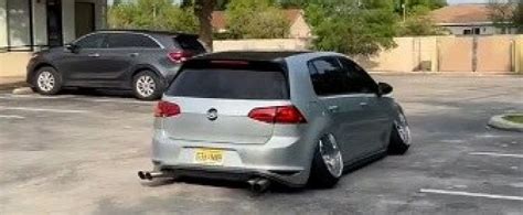 Vw Golf Owner Takes Slammed Past The Limit Cannot Refuel Without