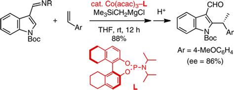 Cobalt Catalyzed Enantioselective Directed Ch Alkylation Of Indole