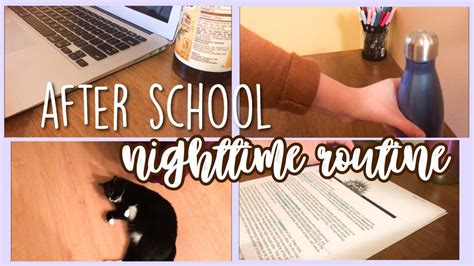 After School Nighttime Routine High School Edition Youtube