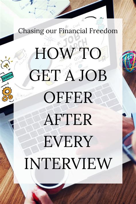 How To Get A Job Offer After Any Job Interview Job Info Job Help