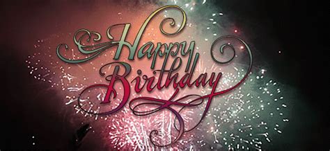 Best happy birthday song gif naturesimagesart. Happy Birthday Fireworks Wishes Gif