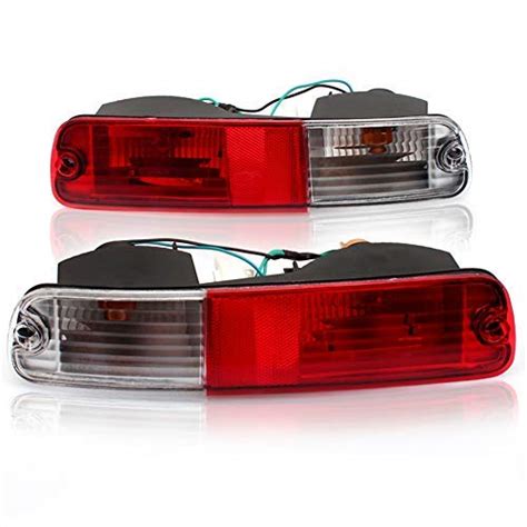 Clidr Rear Tail Brake Light Tail Lamp Signal Bumper Reflector For