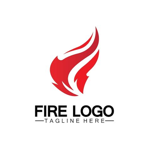 Feuer Flamme Logo Design Vektor Vorlage Premium Vektor