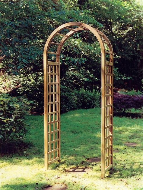 The Process Of Adorning Your Garden With Wooden Garden Arches