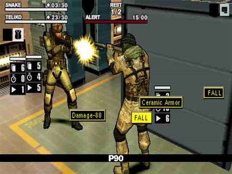 All Metal Gear Acid 2 Screenshots For Psp