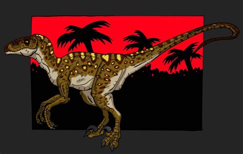 Image Deinonychus Fanart By Hellraptor Jurassic Park Wiki