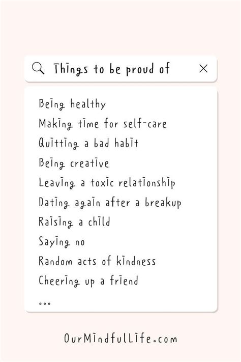 25 Small Personal Achievements To Be Proud Of Our Mindful Life