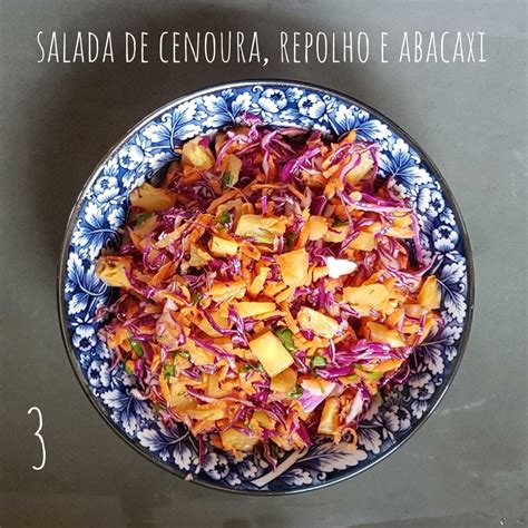 Salada De Cenoura Repolho E Abacaxi Casa Da Lua Spa Ayurveda