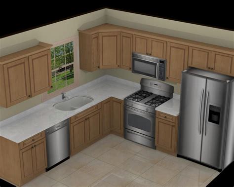 Where do your friends sit when they come over for lunch? Simple Kitchens Small Kitchen Design Layout L-shaped ...