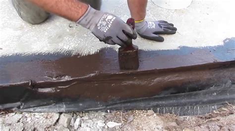 Concrete Slab Waterproofing Using Liquid Rubber Membrane Youtube