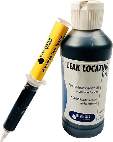 Leakmaster Bluedye8oz Pool Dye Leak Detection Blue
