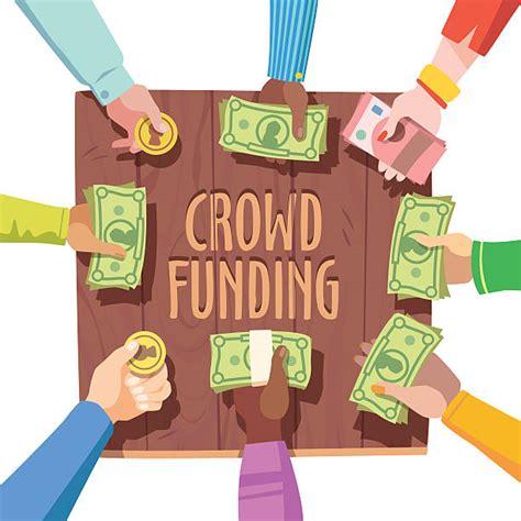 Crowd Funding Illustrations Royalty Free Vector Graphics And Clip Art