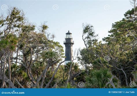 Hunting Island Lighthouse Stock Image Image Of Historic 158561587