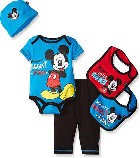 Disney Baby Boys Mickey Mouse 5 Piece Layette Box Set Blue