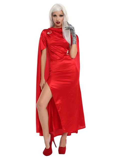 American Horror Story Hotel Countess Costume Red Dress Costume Pool Party Outfits Red Costume