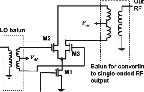Schematics Of Mixer Circuit Download Scientific Diagram