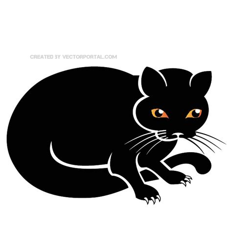 Black Cat Clip Art Royalty Free Stock Svg Vector And Clip Art