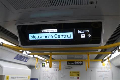 Melbourne Central Displayed On The Pids Onboard A Hcmt Train Wongm