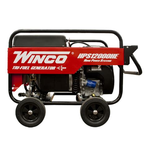 Also, this unit provides a lot of useful features such as fuel gauge, electric start, and automatic idle control. Winco HPS12000HE Home Power Series Portable Generator ...