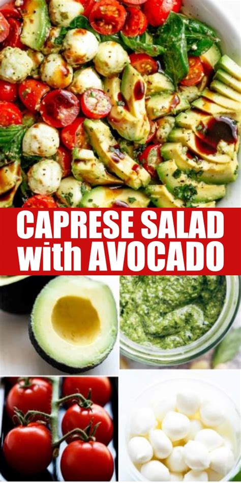 Caprese Salad With Avocado Recipe Cucina De Yung