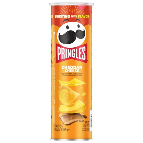 Pringles Potato Crisps Chips Lunch Snacks On The Go Snacks Cheddar