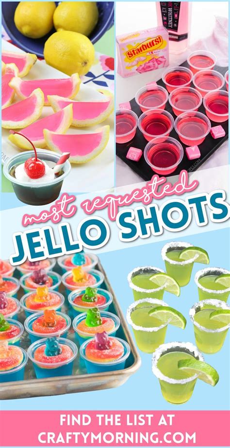 10 Jello Shot Recipes Youll Love For Your Next Party Crafty Morning