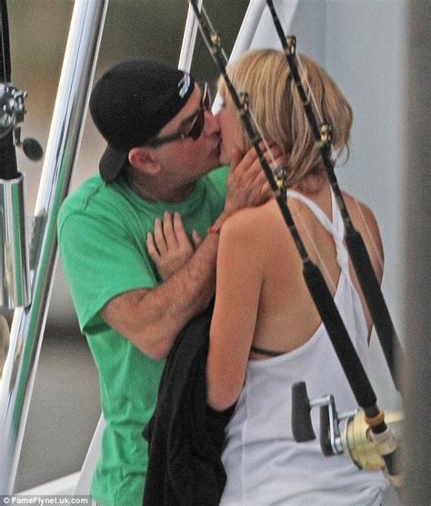 Charlie Sheen And Porn Star Girlfriend Brett Rossi Treat Locals To Pda Session On Fishing Trip
