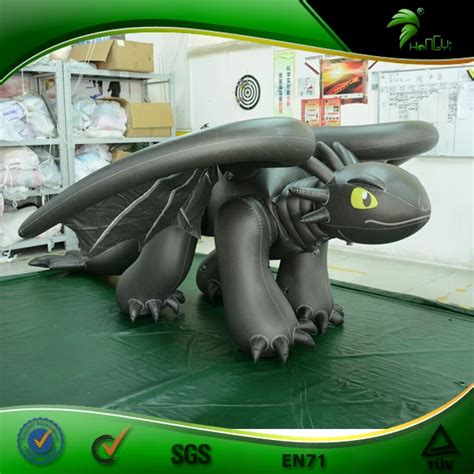 Wow Amazing Pvc Double Layer Inflatable Toothless Dragon Suit View Inflatable Toothless