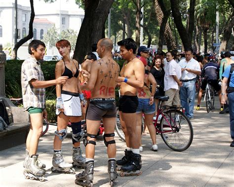 World Naked Bike Ride Mexico City Mexico City S Th Flickr