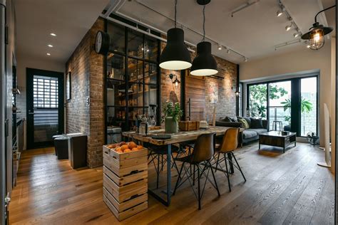 Charming Industrial Loft In New Taipei City Industrial Apartment