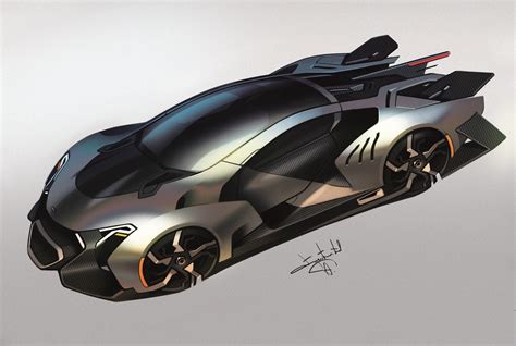 Artstation Sport Car Sketch Aleksandr Sidelnikov Car Sketch Super
