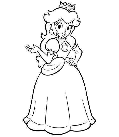 Check spelling or type a new query. 14 princess peach coloring pages for kids - Print Color Craft
