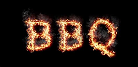 Word Hot Burning With Fire And Smoke Digital Art Isolated On Black