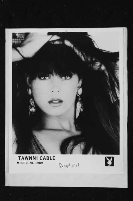 TAWNNI CABLE 8x10 Headshot Photo W Resume Playboy June 89 2 62