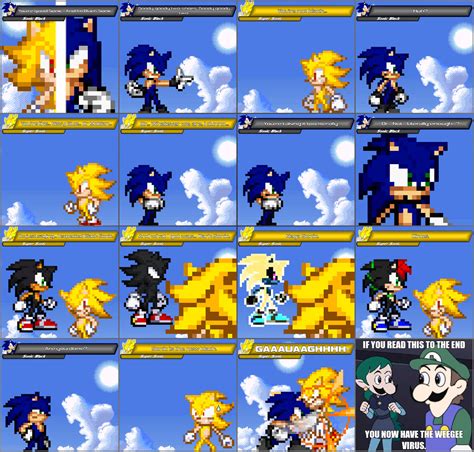 Good Sonic Vs Black Sonic Or Bad Sonic Uhh By Theknucklesmaing4