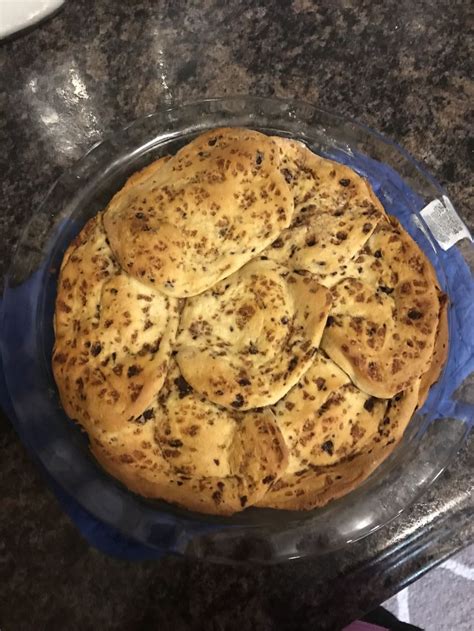 Apple Pie Made With Pillsbury Cinnamon Rolls As The Crust Cinnamon